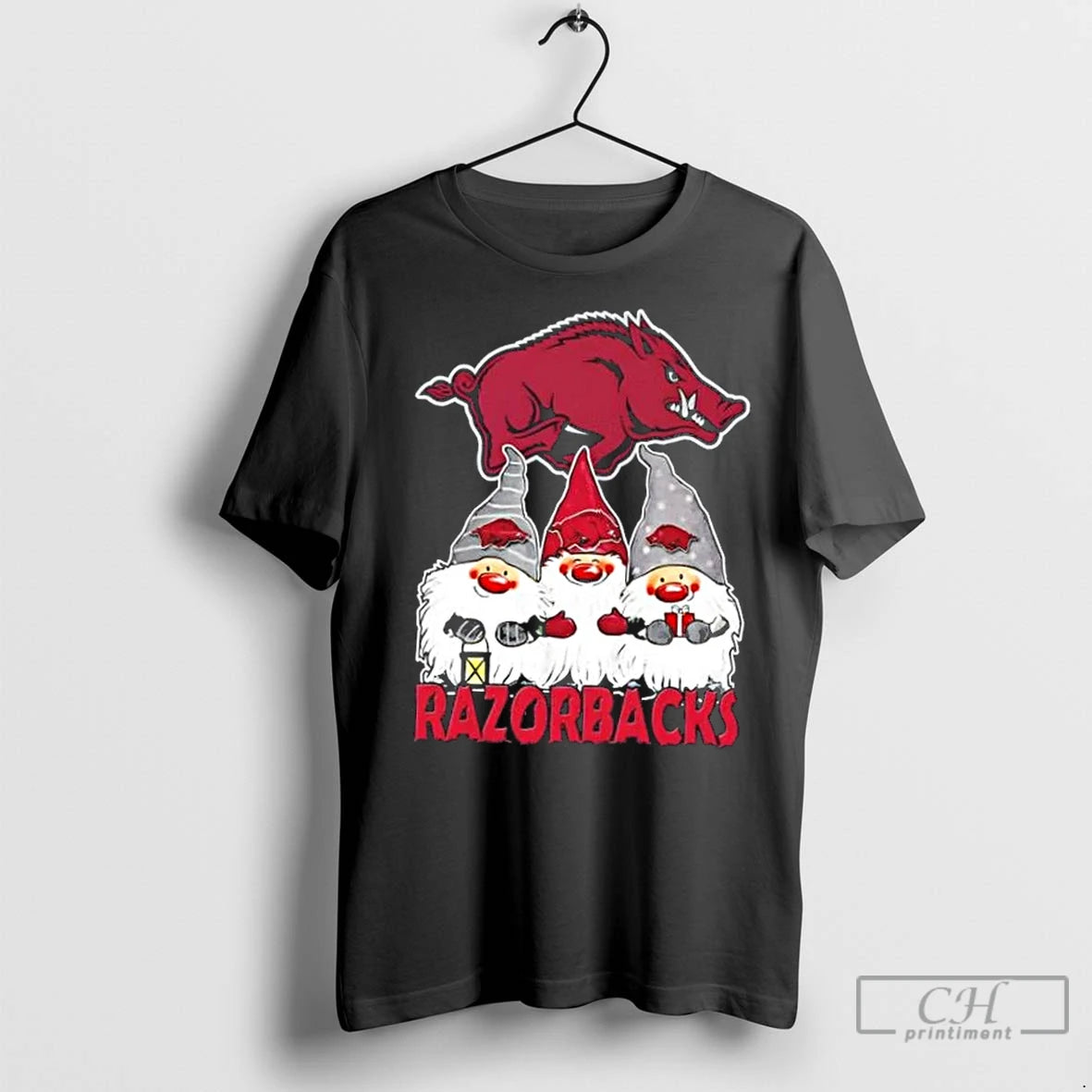 Classic Arkansas Razorbacks X Gnomes Xmas Christmas Shirt Hoodie Sweatshirt | PurePodTees.com