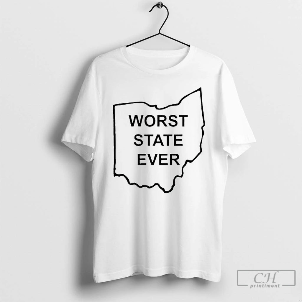 Classic Austin Bechtold Worst State Ever T Shirts Hoodie Sweatshirt | PurePodTees.com