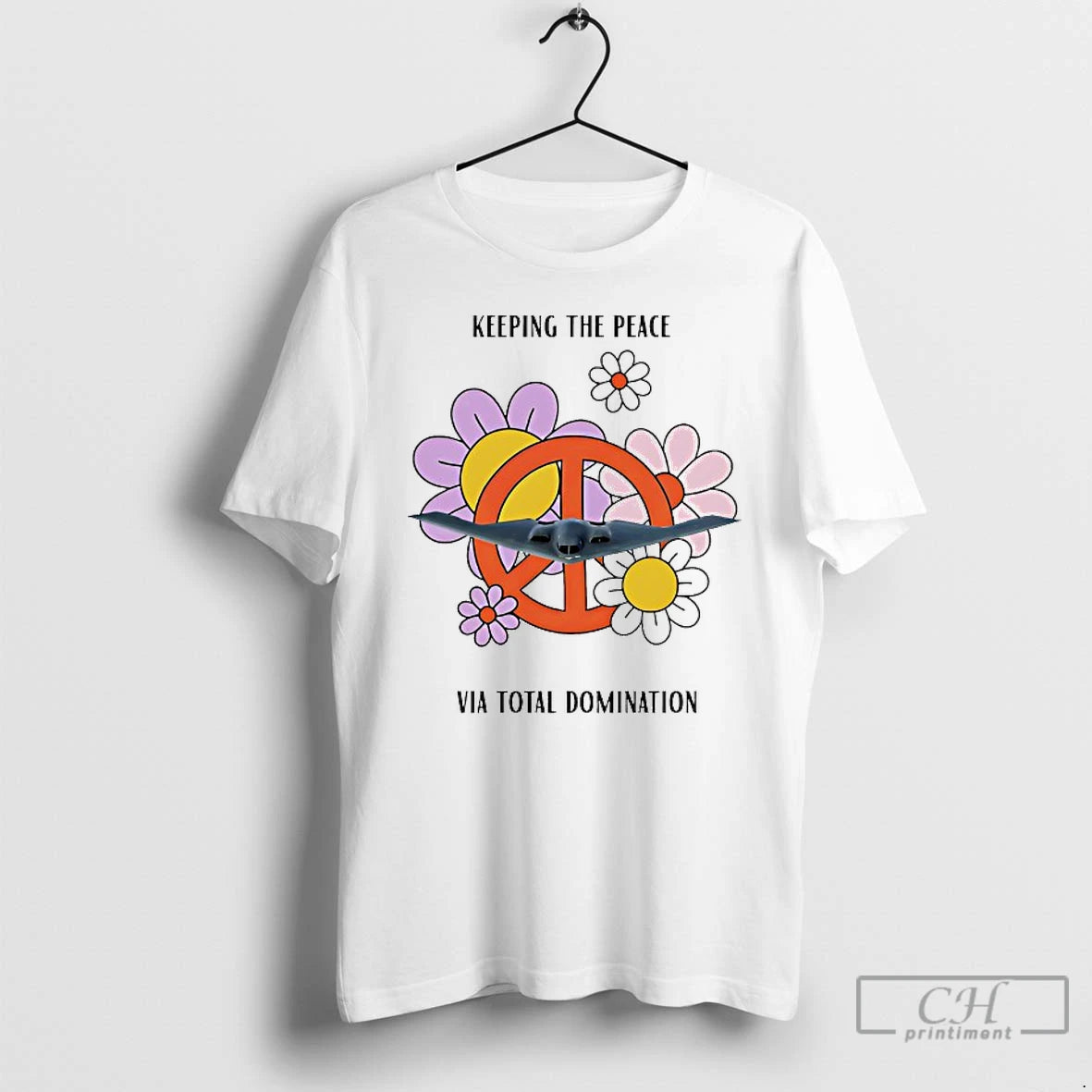 Classic B 2 Keeping Peace Via Total Domination Shirt Hoodie Sweatshirt | PurePodTees.com