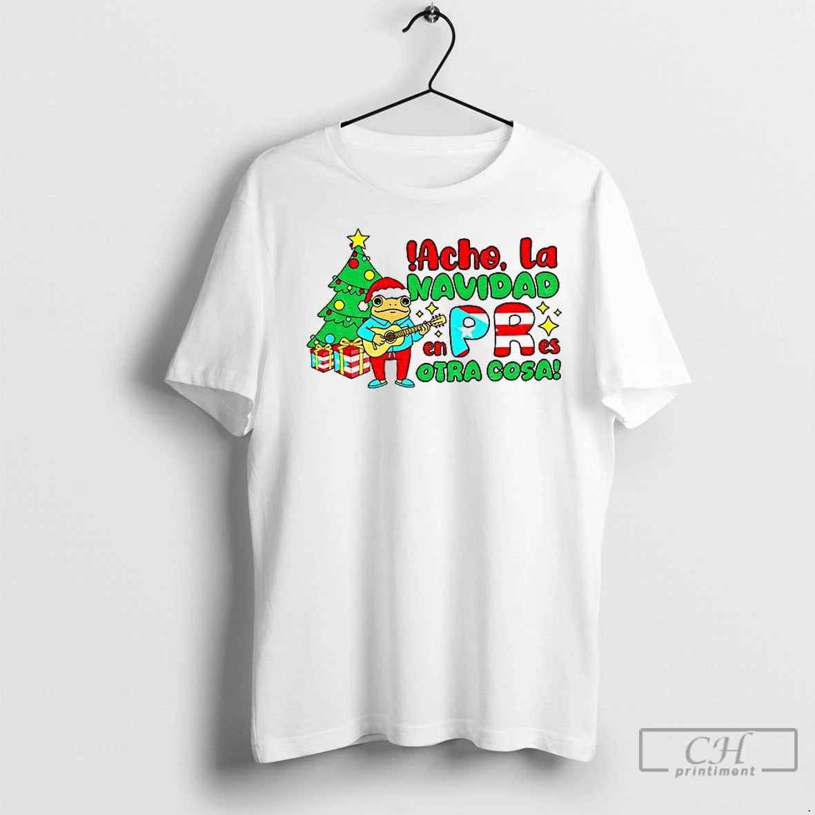 Classic Bad Bunny Puerto Rican Acho La Navidad En Pr Es Otra Cosa Merry Christmas Shirt Hoodie Sweatshirt | PurePodTees.com