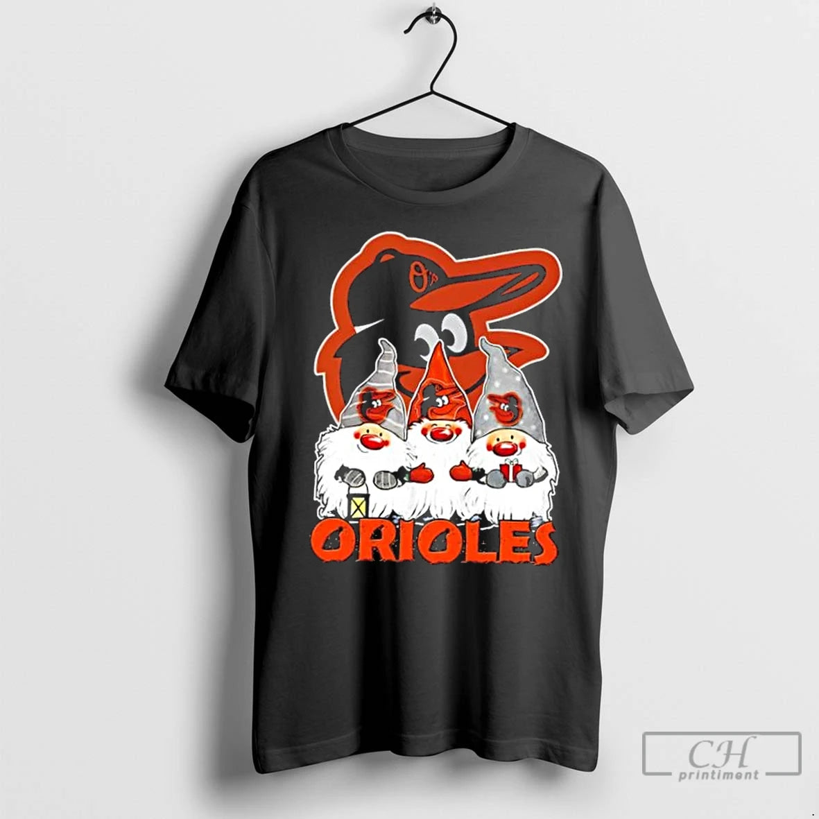 Classic Baltimore Orioles X Gnomes Xmas Christmas Shirt Hoodie Sweatshirt | PurePodTees.com