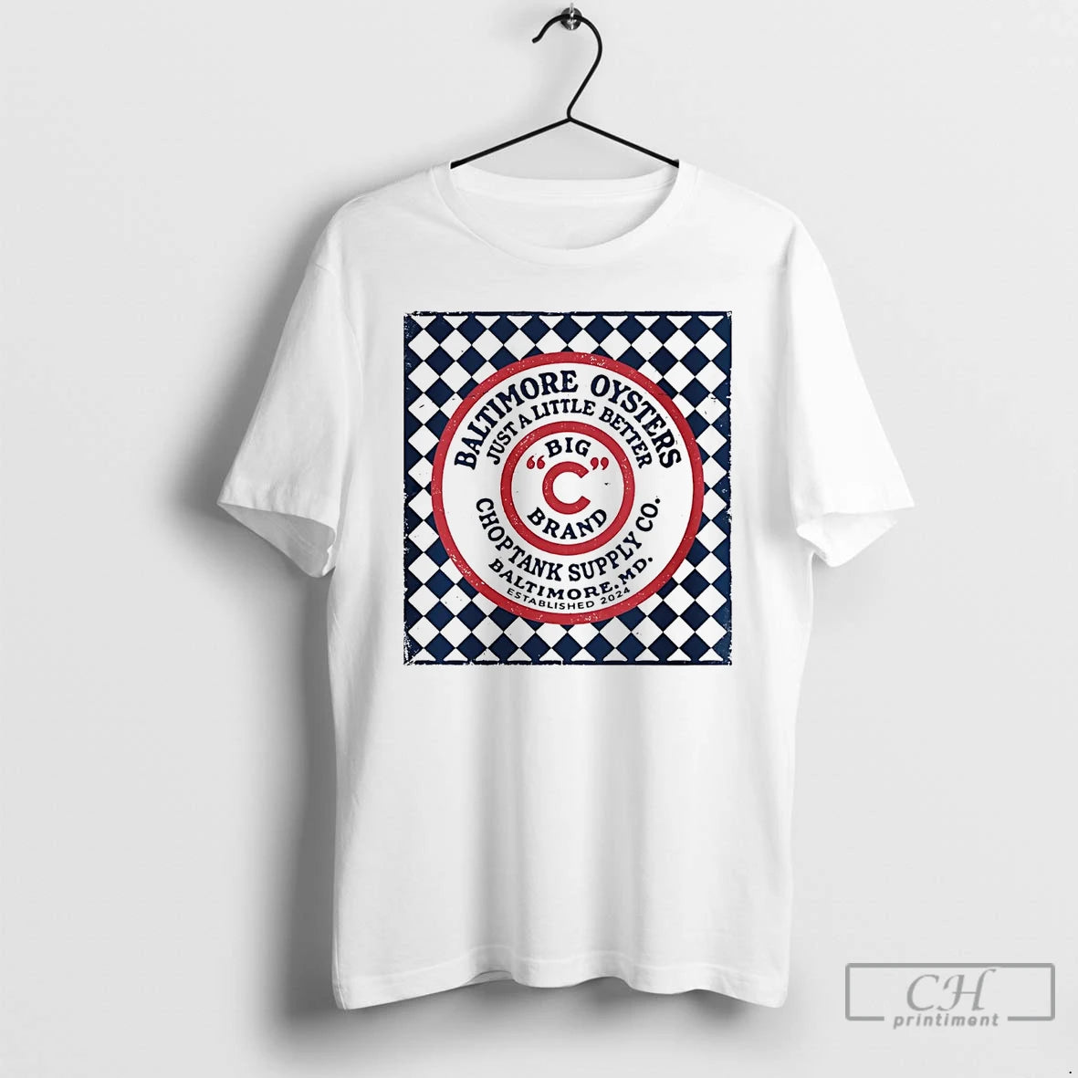 Classic Baltimore Big C Brand Oysters Just A Little Better T Shirts Hoodie Sweatshirt | PurePodTees.com