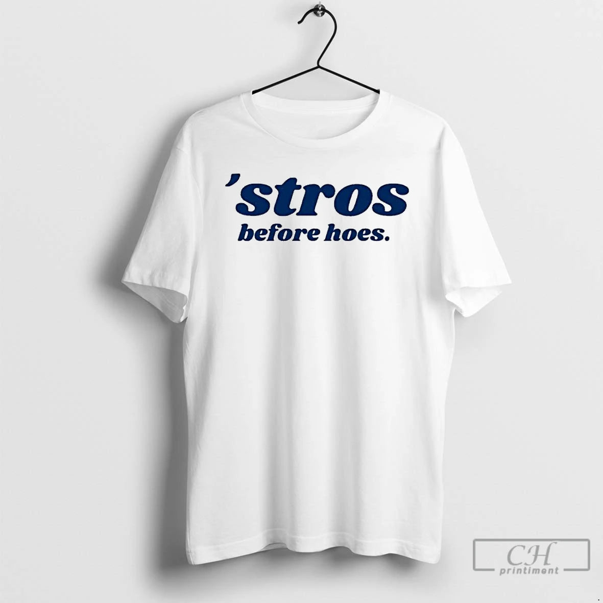Classic Baseball Stros Before Hoes Houston Shirt Hoodie Sweatshirt | PurePodTees.com