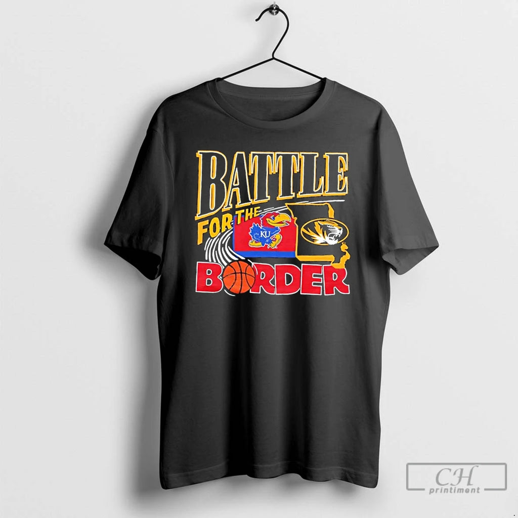 Classic Battle For The Border Kansas Jayhawks Vs Missouri Tigers Shirt Hoodie Sweatshirt | PurePodTees.com