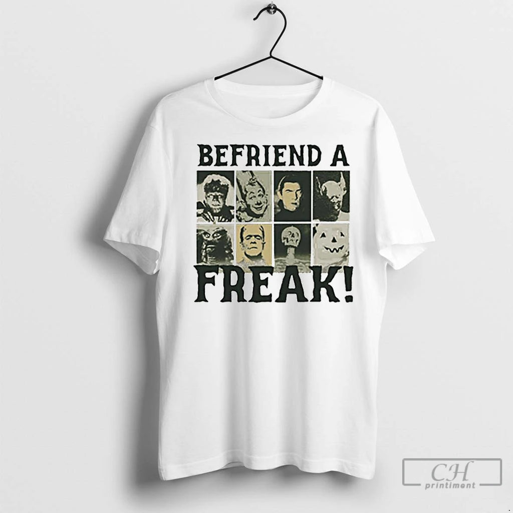 Classic Befriend A Freak Halloween Ornaments Shirt Hoodie Sweatshirt | PurePodTees.com