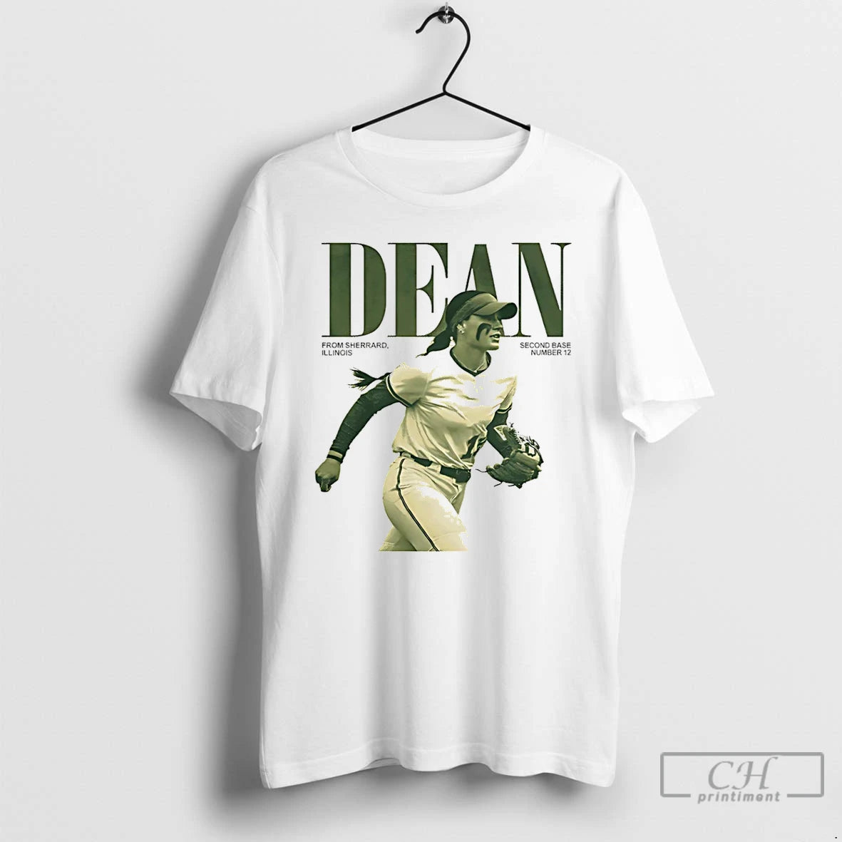 Classic Bella Dean Ndsu Baseball Second Base Number 12 Vintage Shirt Hoodie Sweatshirt | PurePodTees.com