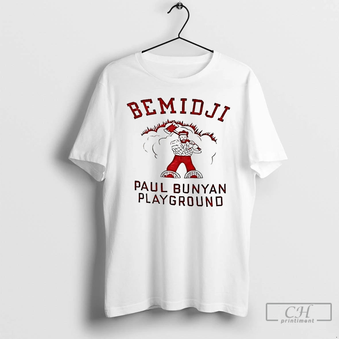 Classic Bemidji Paul Bunyan Playground Shirt Hoodie Sweatshirt | PurePodTees.com