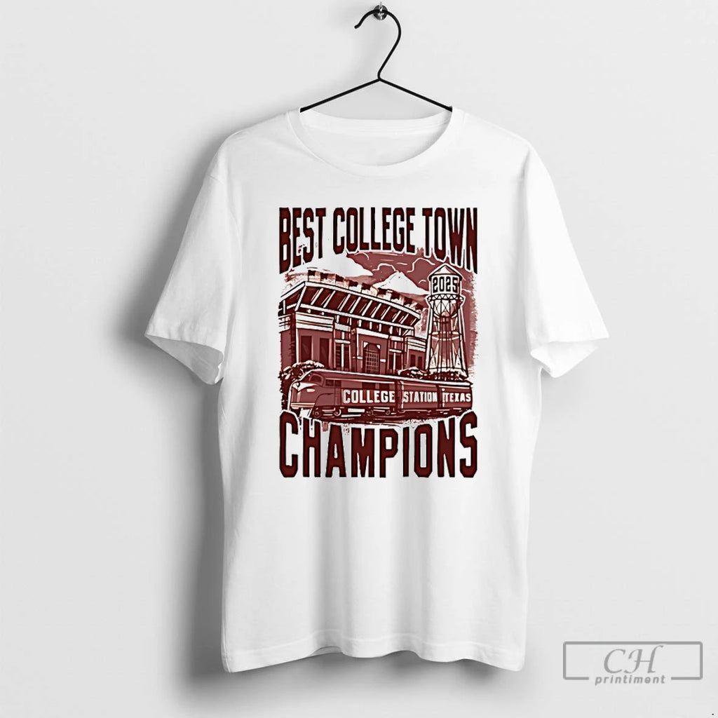Classic Best College Town Champions 2025 Shirt Hoodie Sweatshirt | PurePodTees.com