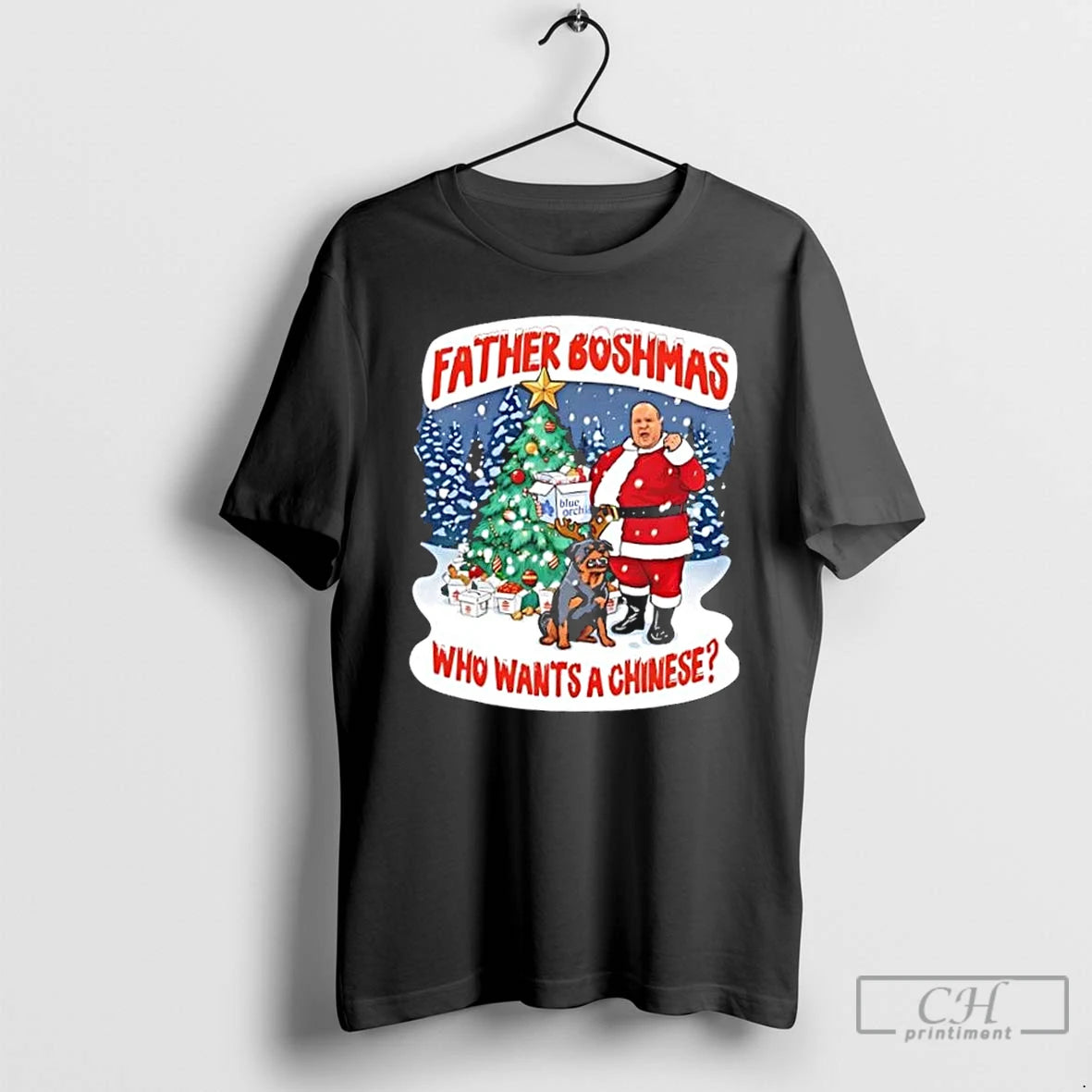 Classic Big John Father Boshmas Christmas Jumper T Shirts Hoodie Sweatshirt | PurePodTees.com