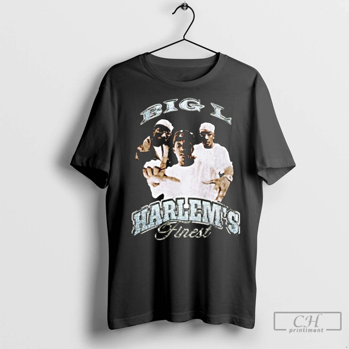 Classic Big L Harlems Finest Shirt Hoodie Sweatshirt | PurePodTees.com