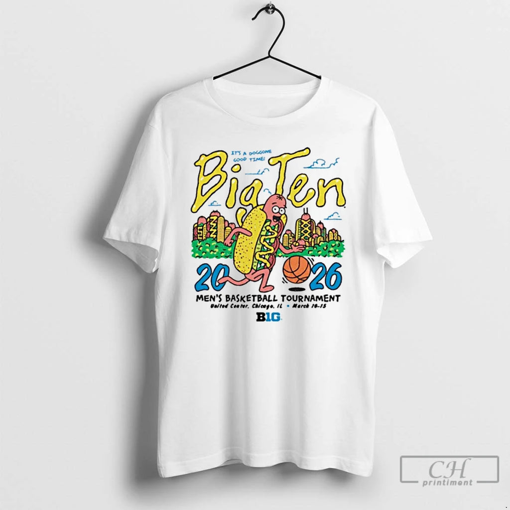 Classic Big Ten 2026 Mens Basketball Tournament Mascot Paint