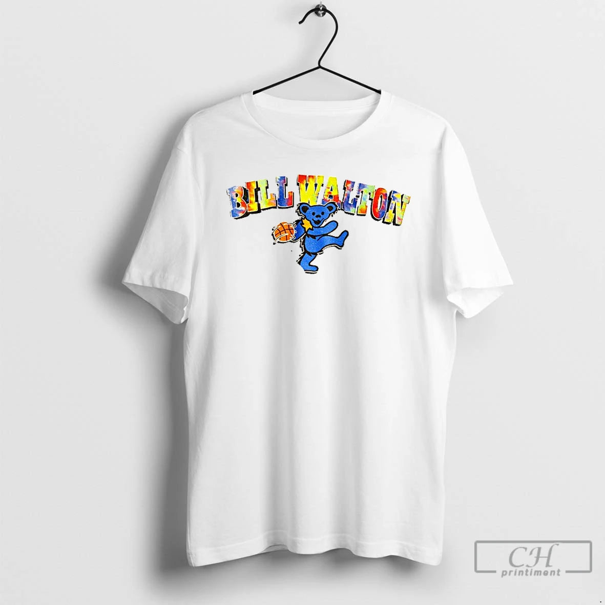 Classic Bill Walton Grateful Dead Grateful Bear Tie Dye Shirt Hoodie Sweatshirt | PurePodTees.com