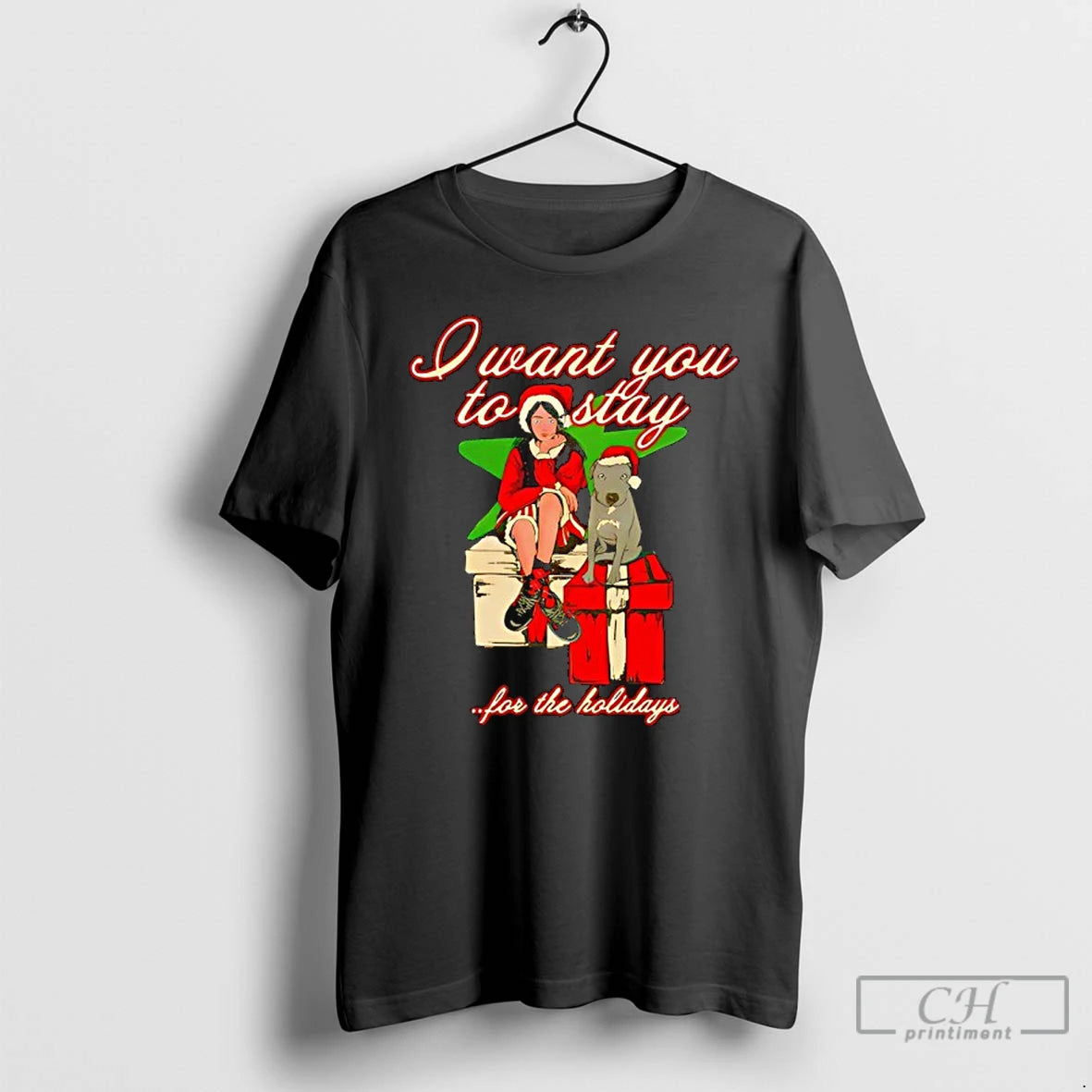Classic Billieeilish I Want You To Stay For The Holidays Shirt Hoodie Sweatshirt | PurePodTees.com
