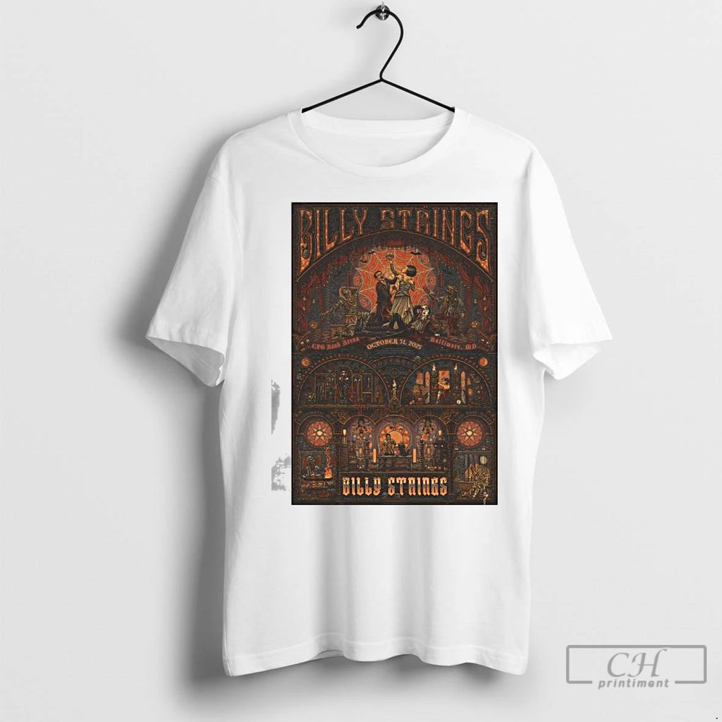 Classic Billy Strings Band Baltimore Md October 31 2025 Shirt Hoodie Sweatshirt | PurePodTees.com