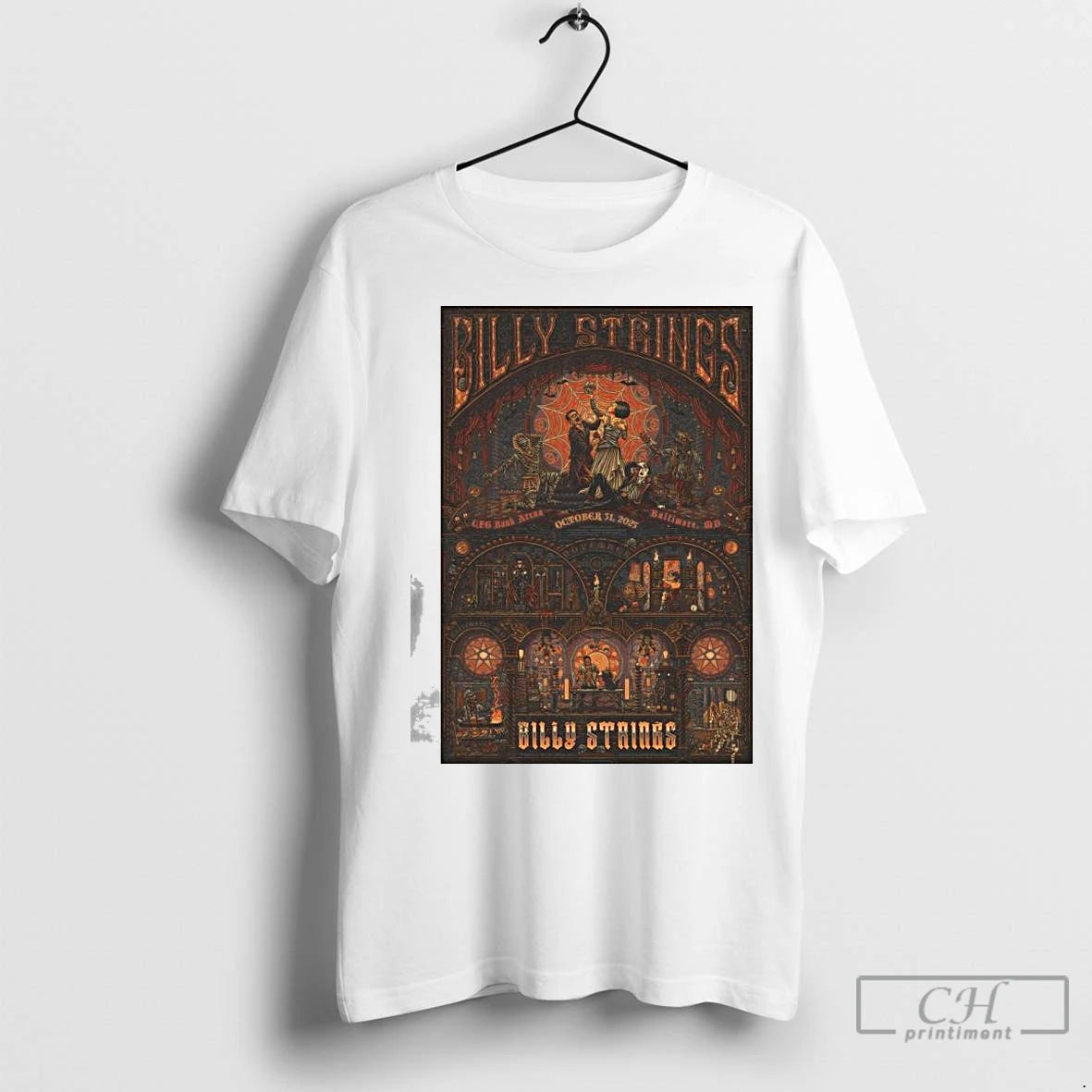 Classic Billy Strings Band Baltimore Md October 31 2025 Shirt Hoodie Sweatshirt | PurePodTees.com