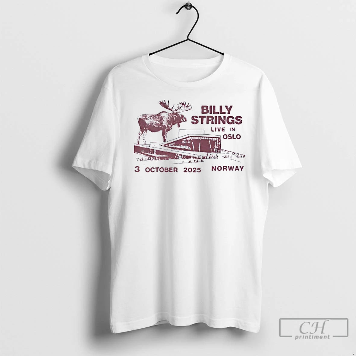 Classic Billy Strings Oslo Norway Shirt Hoodie Sweatshirt | PurePodTees.com