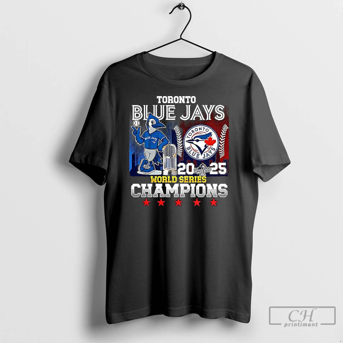 Classic Blue Jays World Series 5x Champions 2025 Trophy Shirt Hoodie Sweatshirt | PurePodTees.com