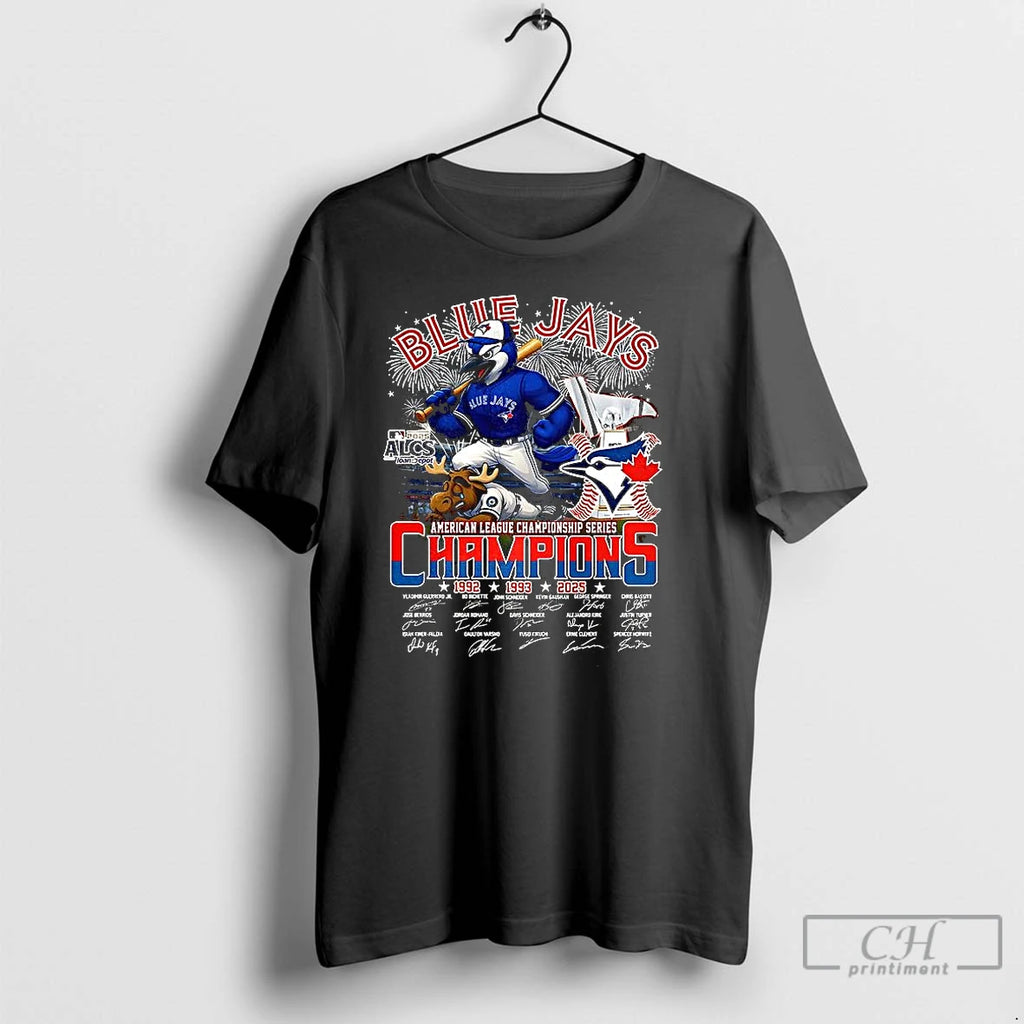 Classic Blue Jays Beat Mariners Alcs World Series 2025 Champions Player Signature T Shirts Hoodie Sweatshirt