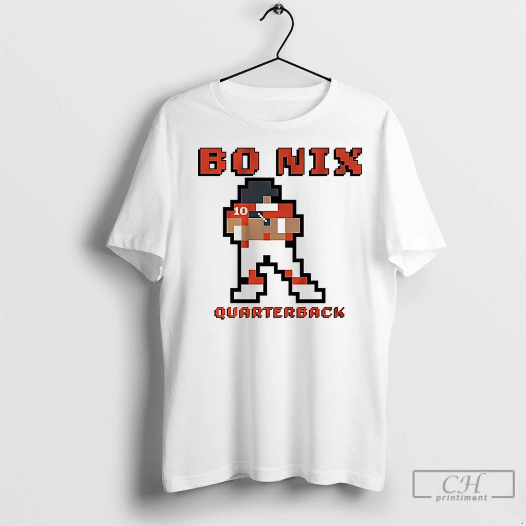 Classic Bo Nix Quarterback Baller Pixel Broncos