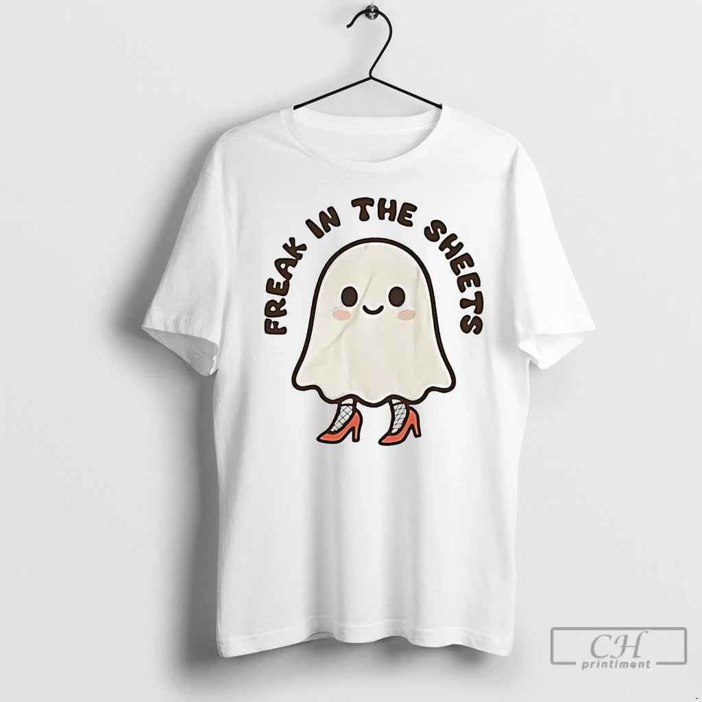 Classic Boo Ghost High Heels Freak In The Sheets Halloween