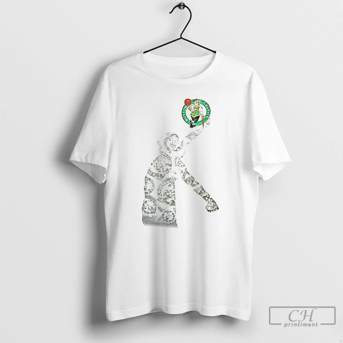 Classic Boston Celtics Nba Player Silhouette 2000s Vintage T Shirts Hoodie Sweatshirt | PurePodTees.com