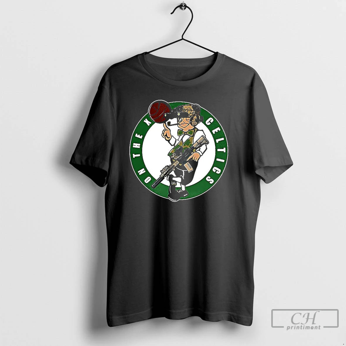 Classic Boston Celtics Basketball Soldier Logo Shirt Hoodie Sweatshirt | PurePodTees.com