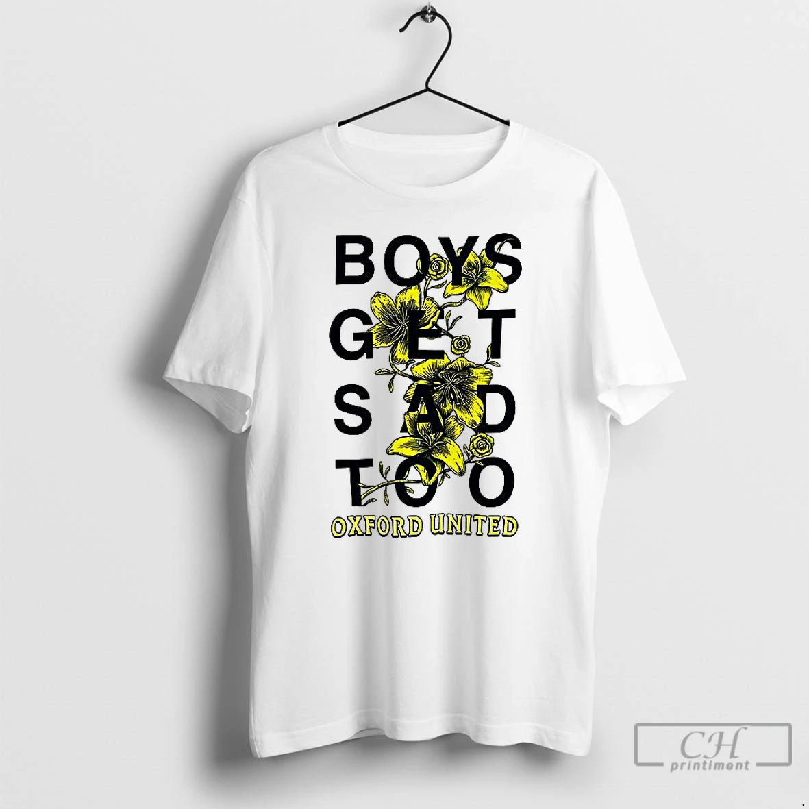 Classic Boys Get Sad Too Oxford United Shirt Hoodie Sweatshirt | PurePodTees.com