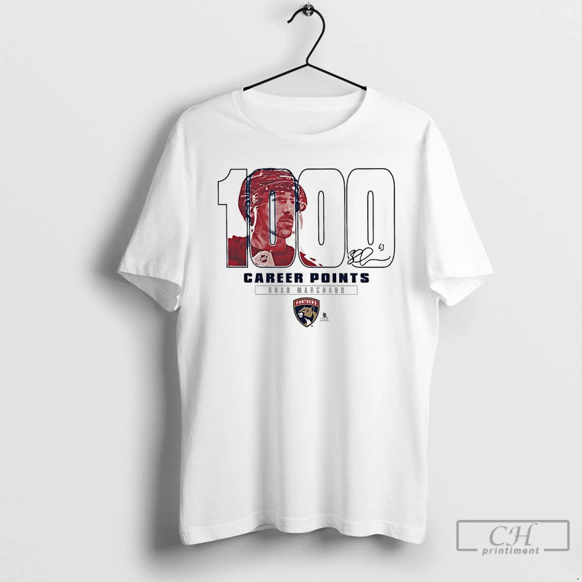 Classic Brad Marchand Florida Panthers Gray 1000 Career Points Legacy Signature Shirt Hoodie Sweatshirt | PurePodTees.com