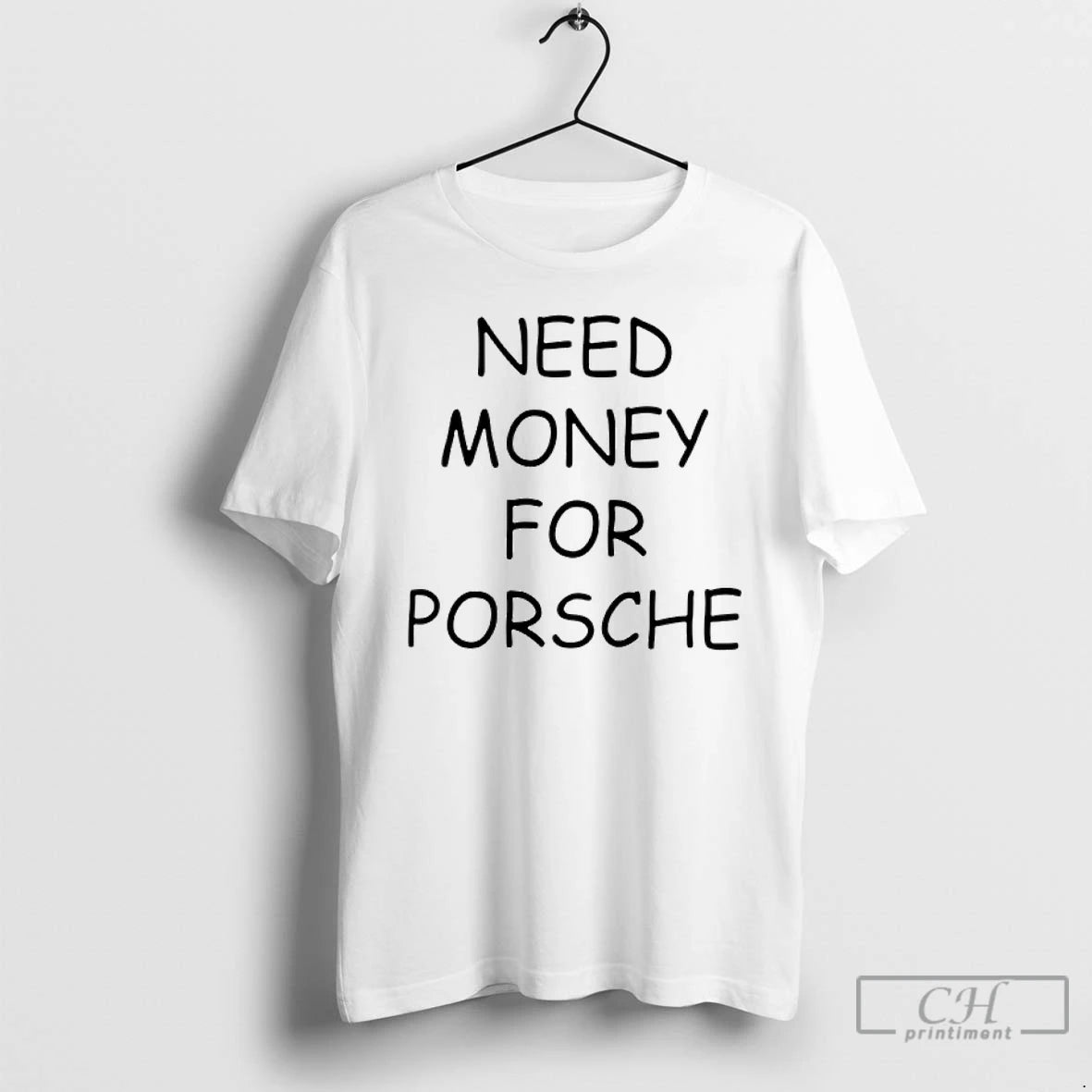 Classic Brad Pitt Need Money For Porsche T Shirts Hoodie Sweatshirt | PurePodTees.com