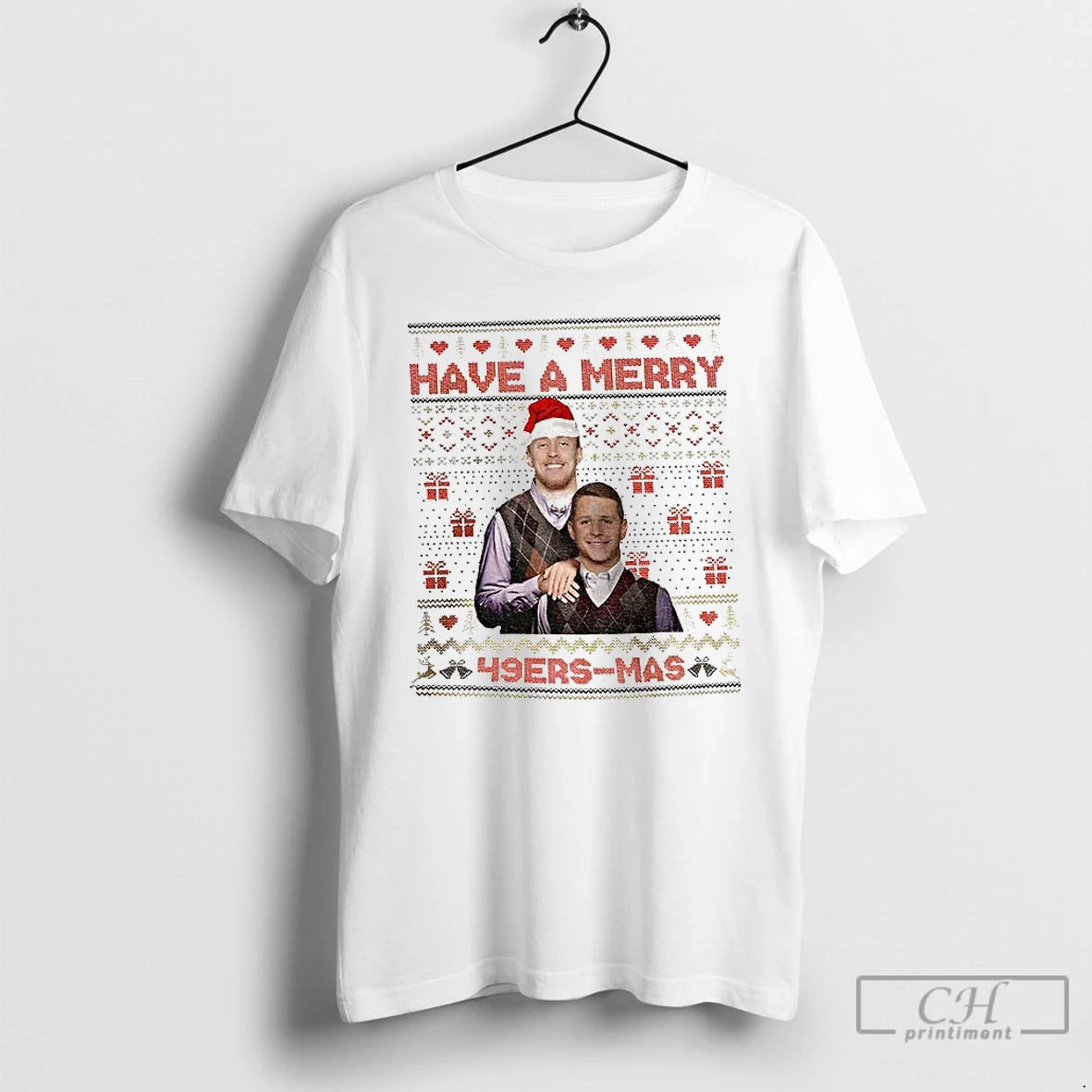 Classic Brock Purdy George Kittle San Francisco Football Have A Merry 49ers Mas T Shirts Hoodie Sweatshirt | PurePodTees.com
