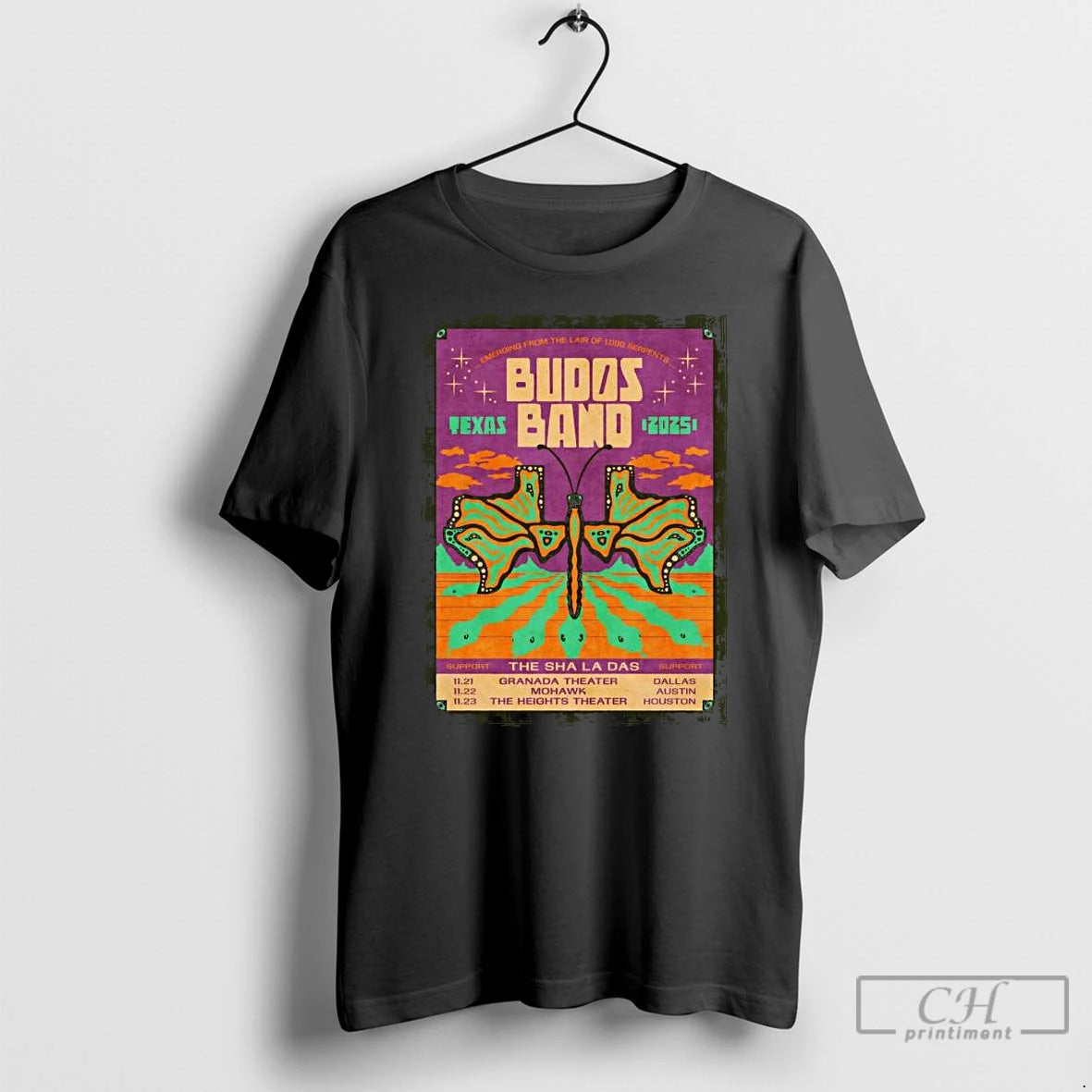 Classic Budos Band Tx Tour 2025 Long Sleve T Shirts Hoodie Sweatshirt | PurePodTees.com