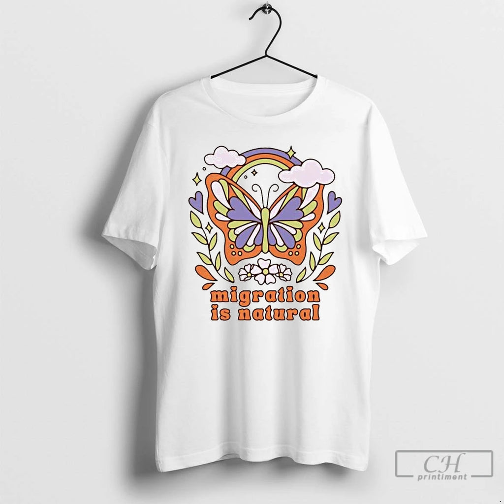 Classic Butterfly Migration Is Natural Ornaments T Shirts Hoodie Sweatshirt | PurePodTees.com