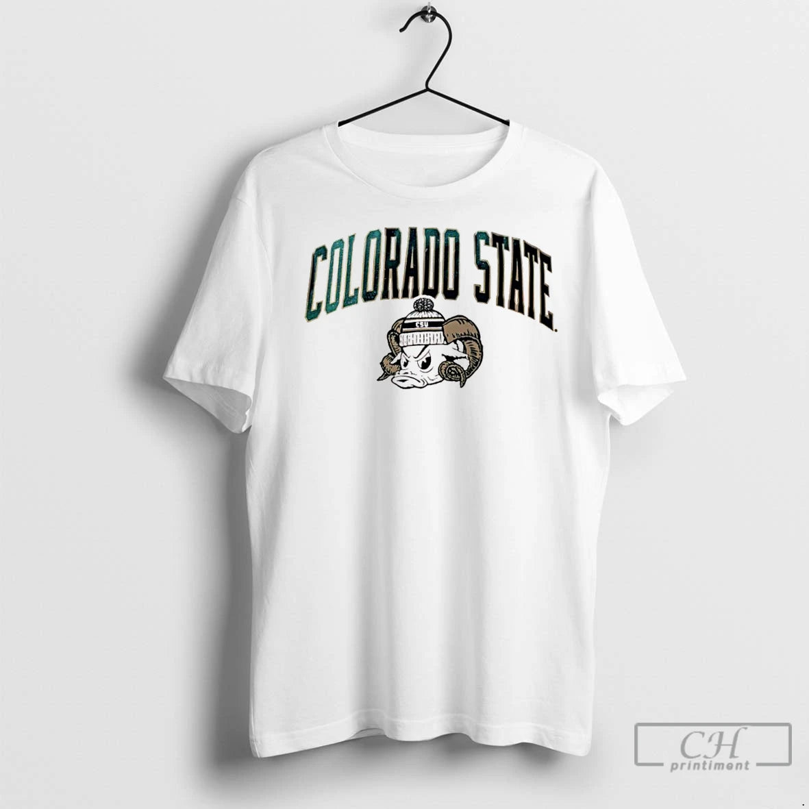 Classic Csu Colorado State University Colorado State Rams Logo Shirt Hoodie Sweatshirt | PurePodTees.com