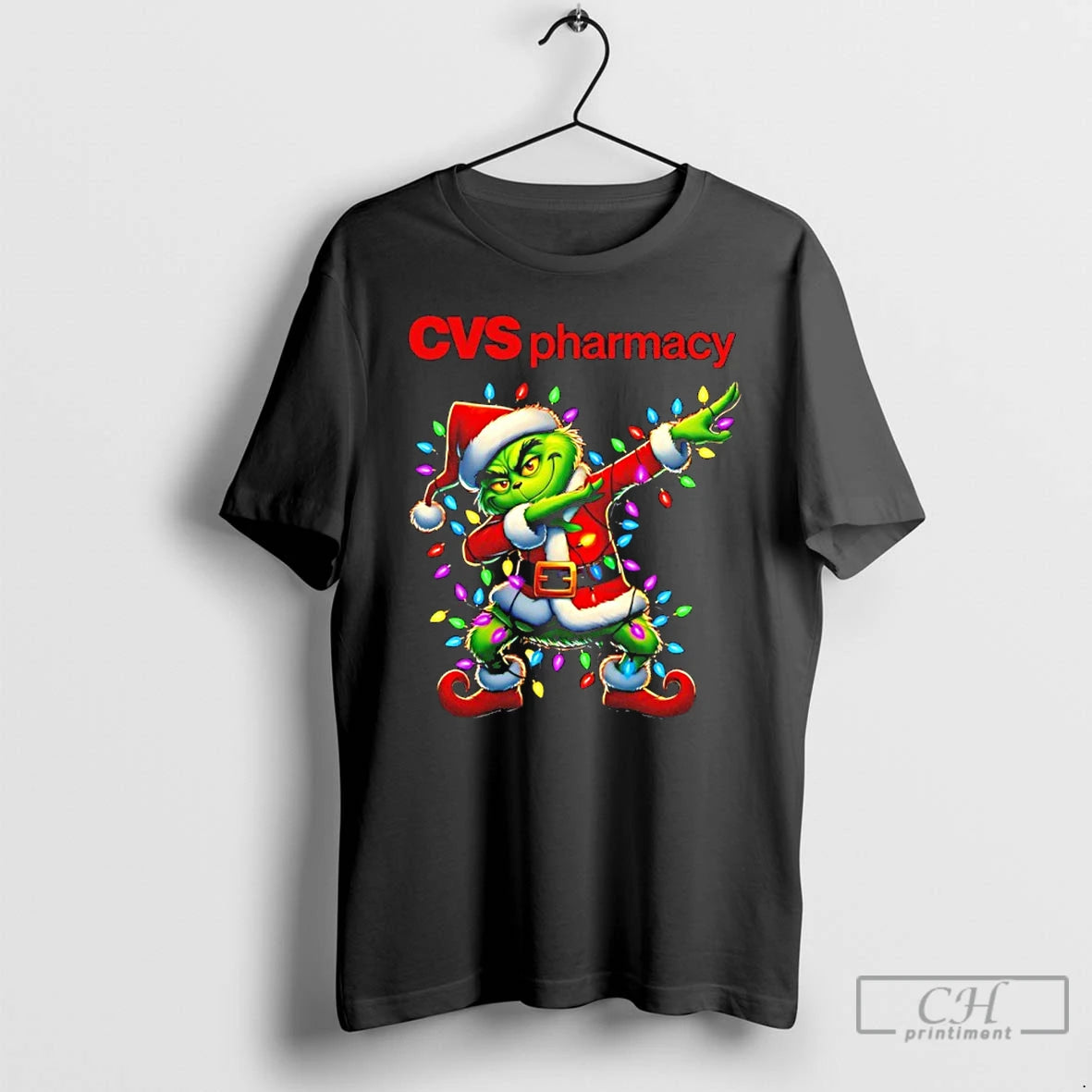 Classic Cvs Pharmacy X Grinch Dabbing Christmas 2025 T Shirts Hoodie Sweatshirt | PurePodTees.com