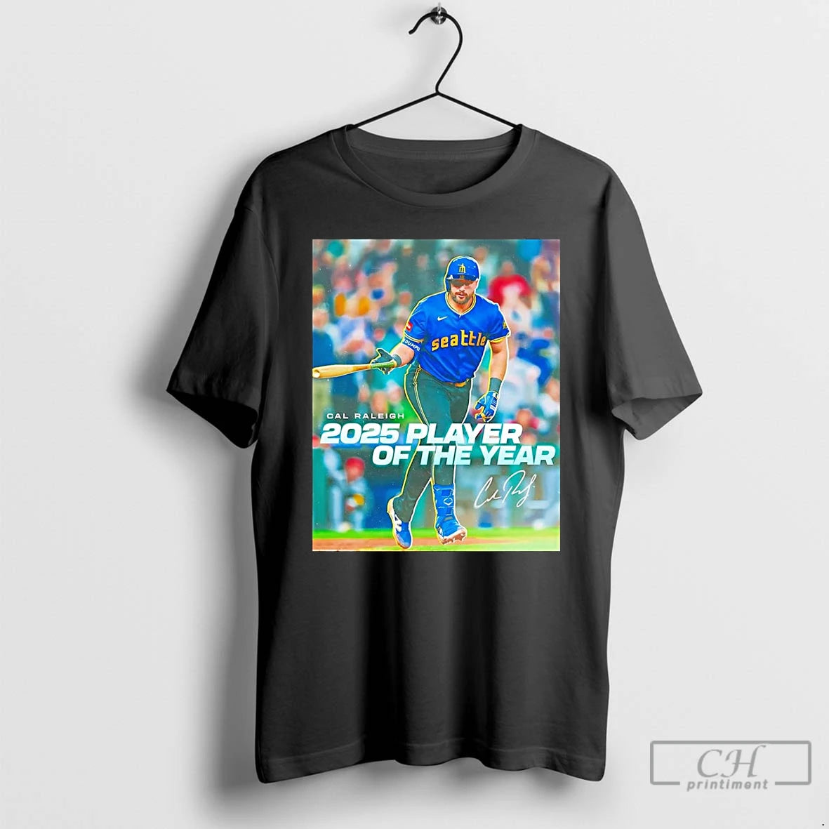 Classic Cal Raleigh 2025 Player Of The Year T Shirts Hoodie Sweatshirt | PurePodTees.com