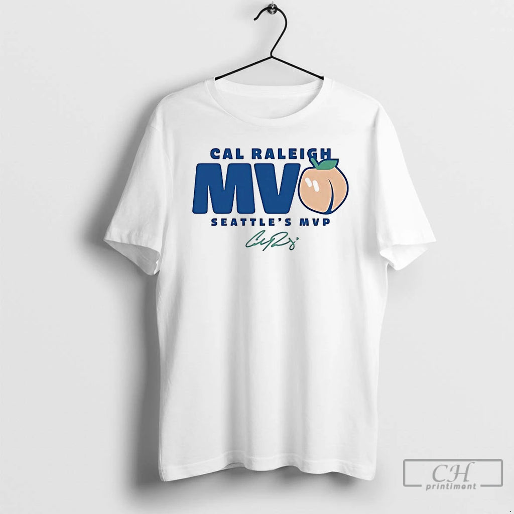 Classic Cal Raleigh Mvpeach Seattles Mpv Shirt Hoodie Sweatshirt | PurePodTees.com