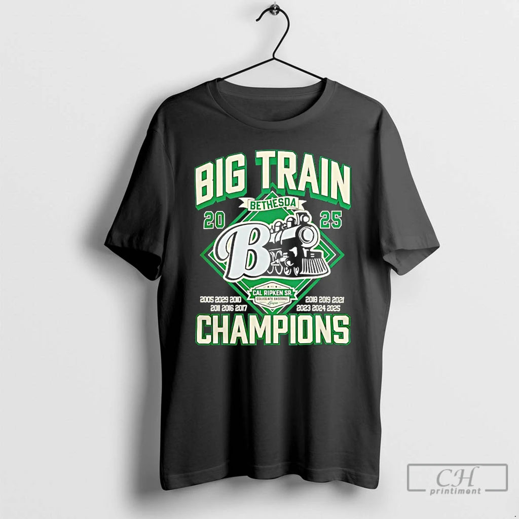 Classic Cal Ripken Sr 2025 Big Train Bethesda Champions T Shirts Hoodie Sweatshirt | PurePodTees.com