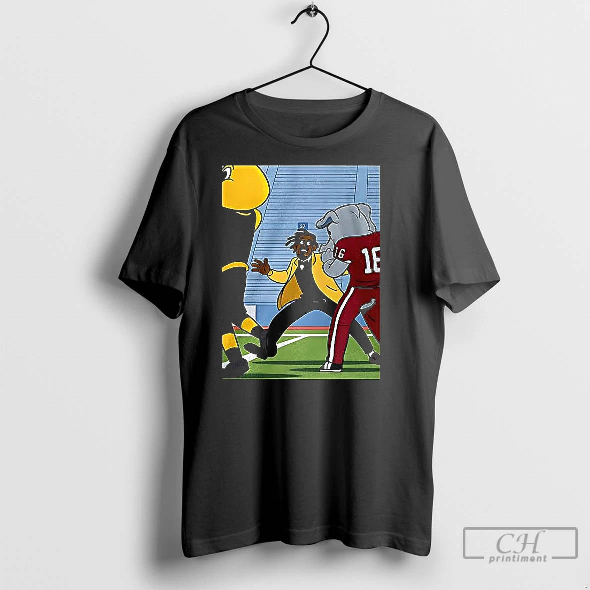 Classic Cam Newton Slap Alabama Crimson Mascot Cartoon Shirt Hoodie Sweatshirt | PurePodTees.com