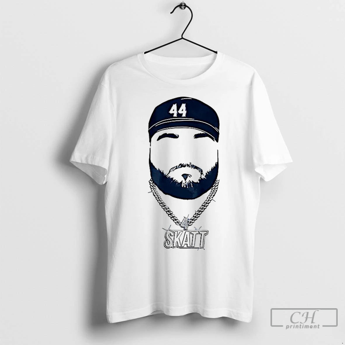Classic Cameron Skattebo New York Giants Blank Face Diamond Necklace Shirt Hoodie Sweatshirt | PurePodTees.com