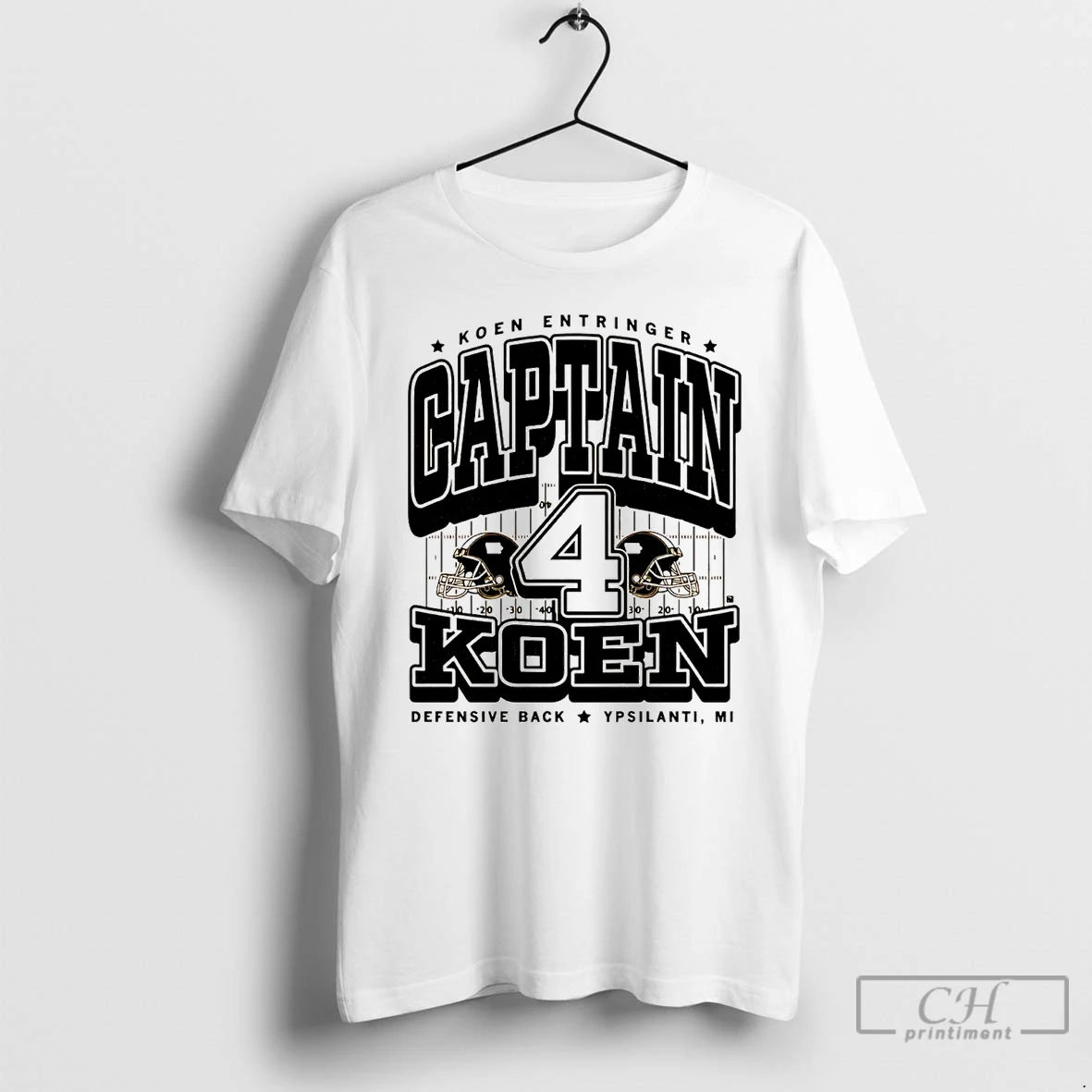 Classic Captain Koen Entringer Defensive Back Iowa Hawkeyes T Shirts Hoodie Sweatshirt | PurePodTees.com