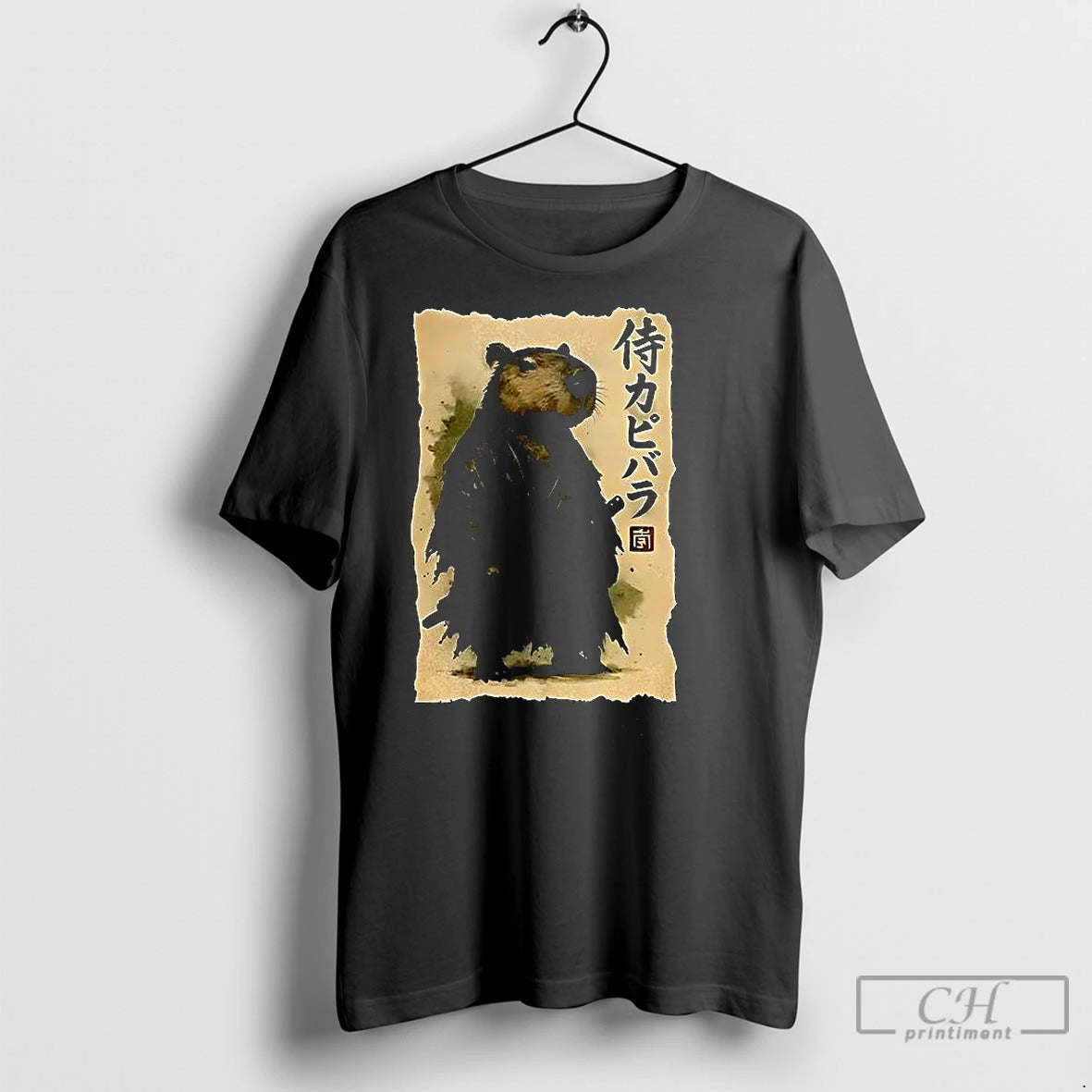 Classic Capybara Samurai Japanese Shirt Hoodie Sweatshirt | PurePodTees.com
