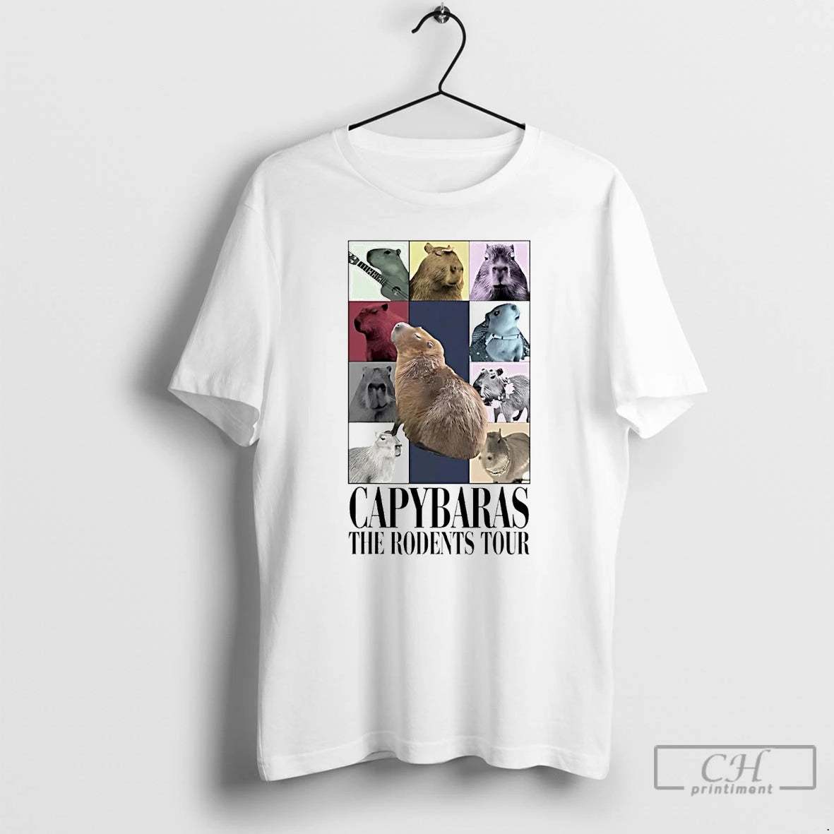 Classic Capybara The Rodents Tour T Shirts Hoodie Sweatshirt | PurePodTees.com