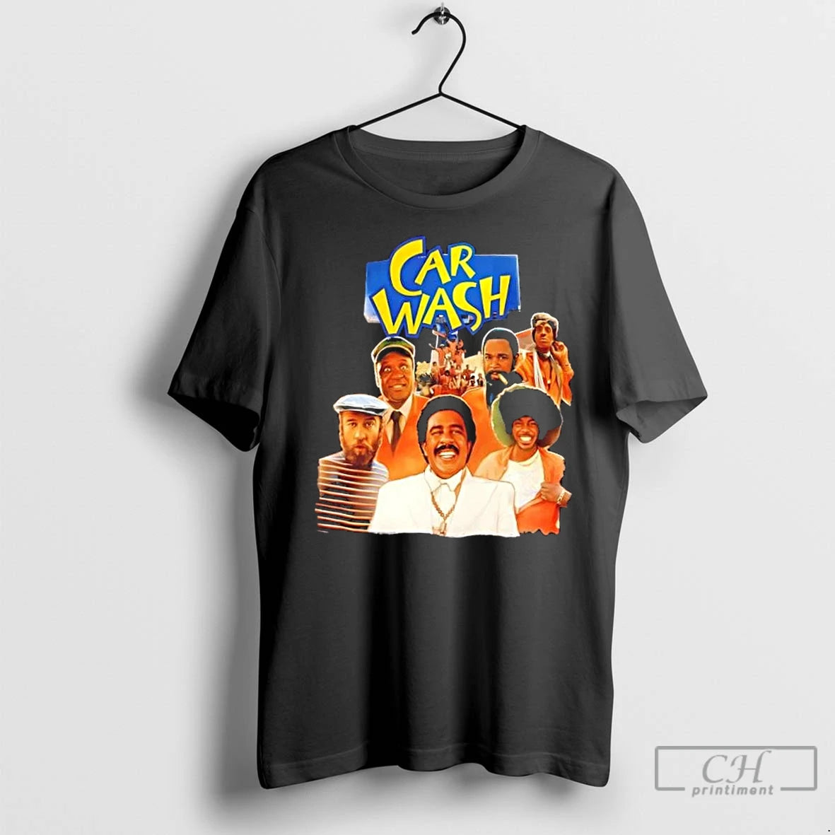 Classic Car Wash 1976 Richard Pryor Franklin Ajaye Vintage Shirt Hoodie Sweatshirt | PurePodTees.com