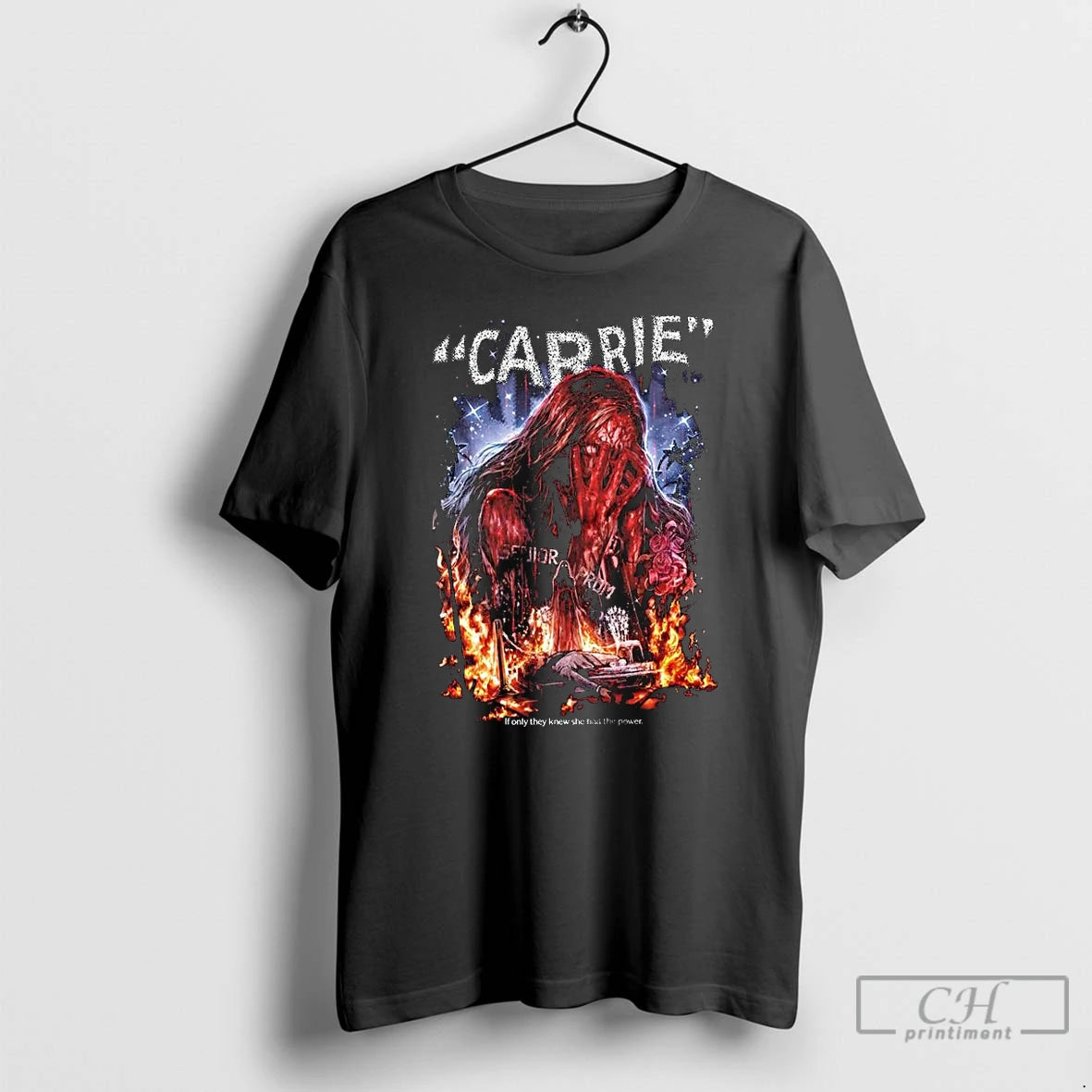 Classic Carrie If Only They Knew Horror Long Sleve T Shirts Hoodie Sweatshirt | PurePodTees.com