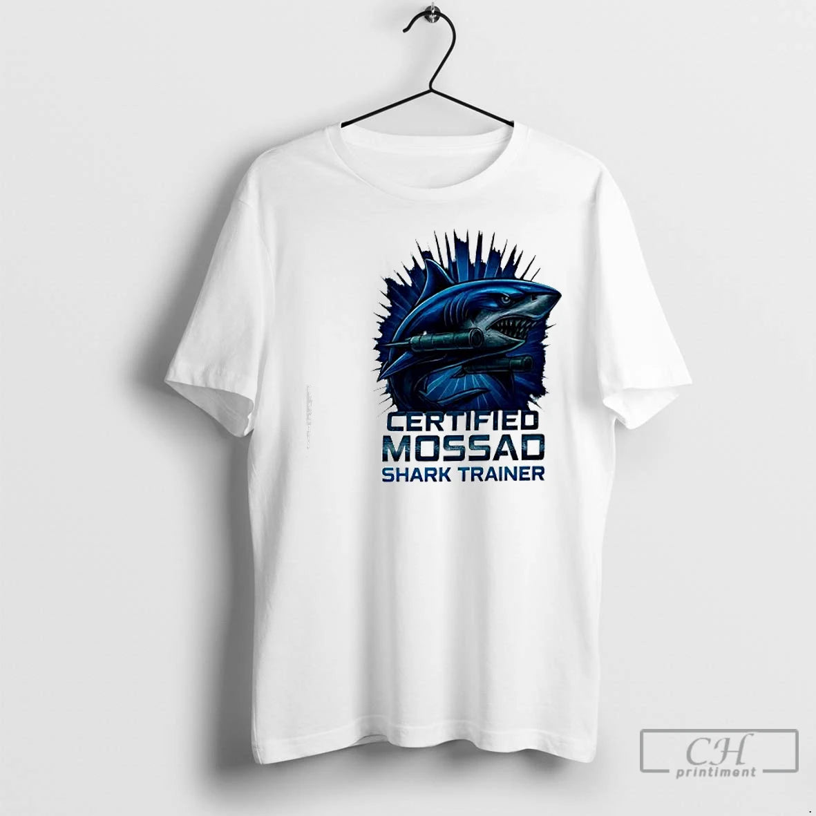 Classic Certified Mossad Shark Trainer Shirt Hoodie Sweatshirt | PurePodTees.com