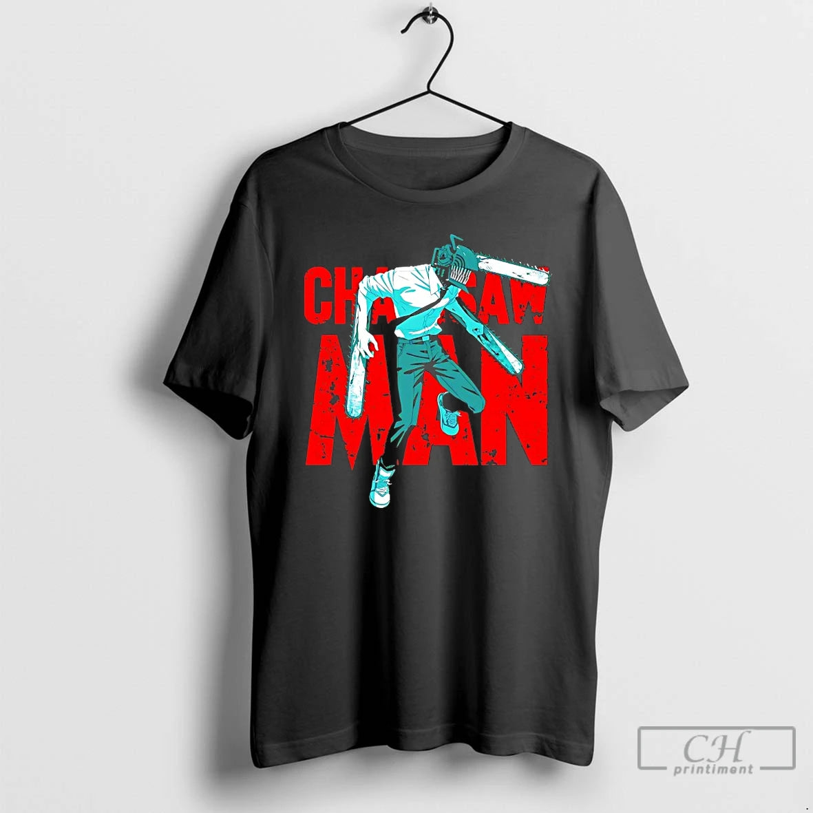 Classic Chainsaw Man Devil Hunter Denji T Shirts Hoodie Sweatshirt | PurePodTees.com