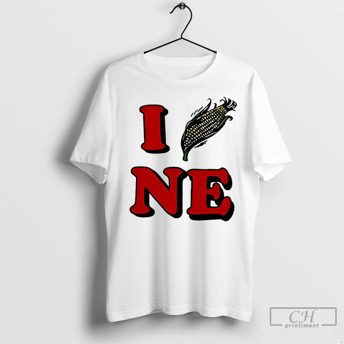 Classic Charlie Hustle I Corn Nebraska Graphic Shirt Hoodie Sweatshirt | PurePodTees.com