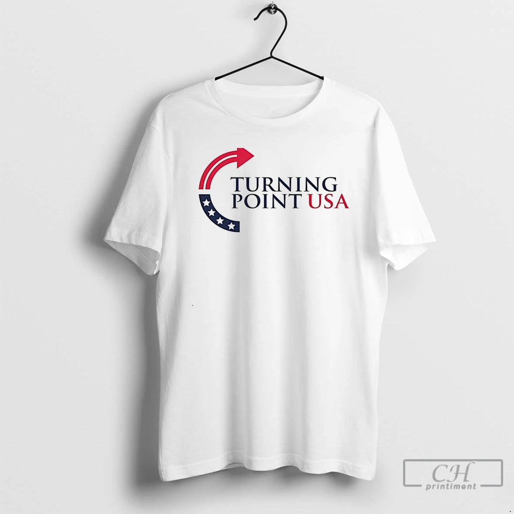 Classic Charlie Kirk Turning Point Usa Trump Commemorative White T Shirts Hoodie Sweatshirt | PurePodTees.com