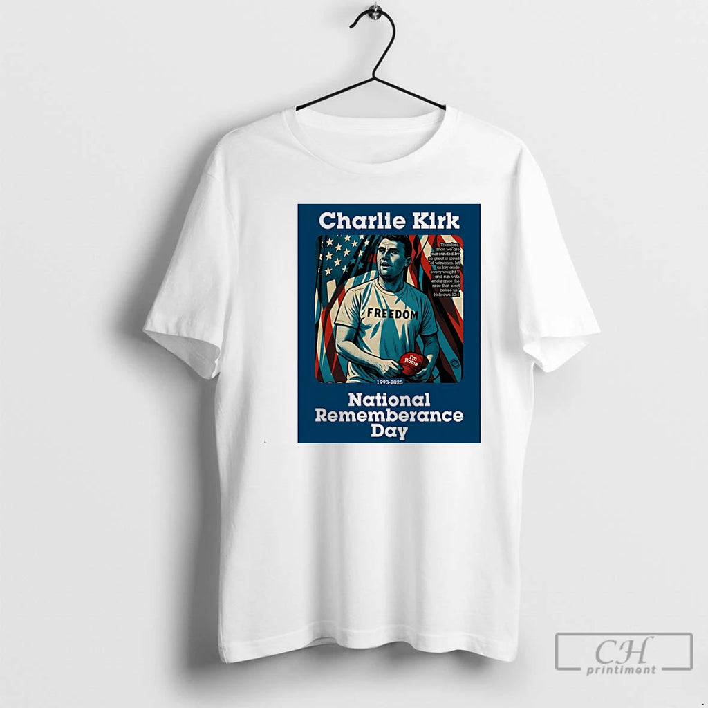 Classic Charlie Kirk National Remembrance Day 1993 2025 White T Shirts Hoodie Sweatshirt | PurePodTees.com