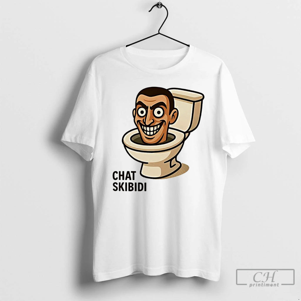 Classic Chat Skibidi Ai Brainrot Character Shirt Hoodie Sweatshirt | PurePodTees.com
